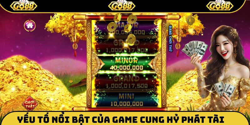 Yếu tố nổi bật của game Cung hỷ phát tài 