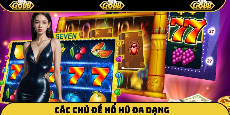 Slot game với các chủ đề cực hot